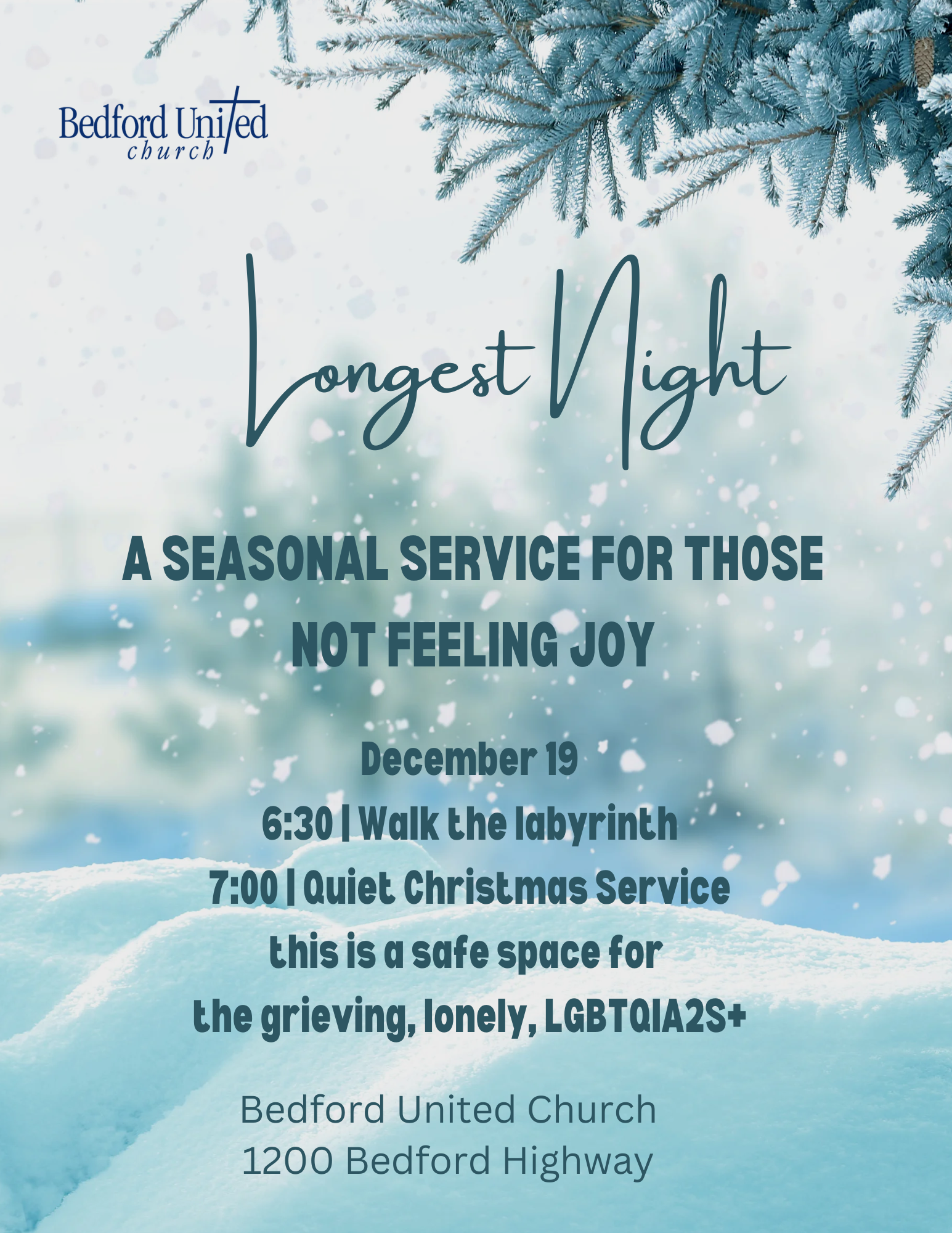 Dec. 19 – Longest Night Service