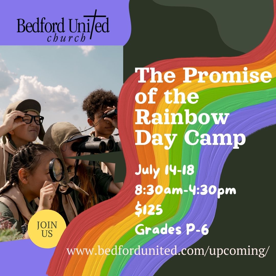 Promise of the Rainbow Day Camp, July 14-18th